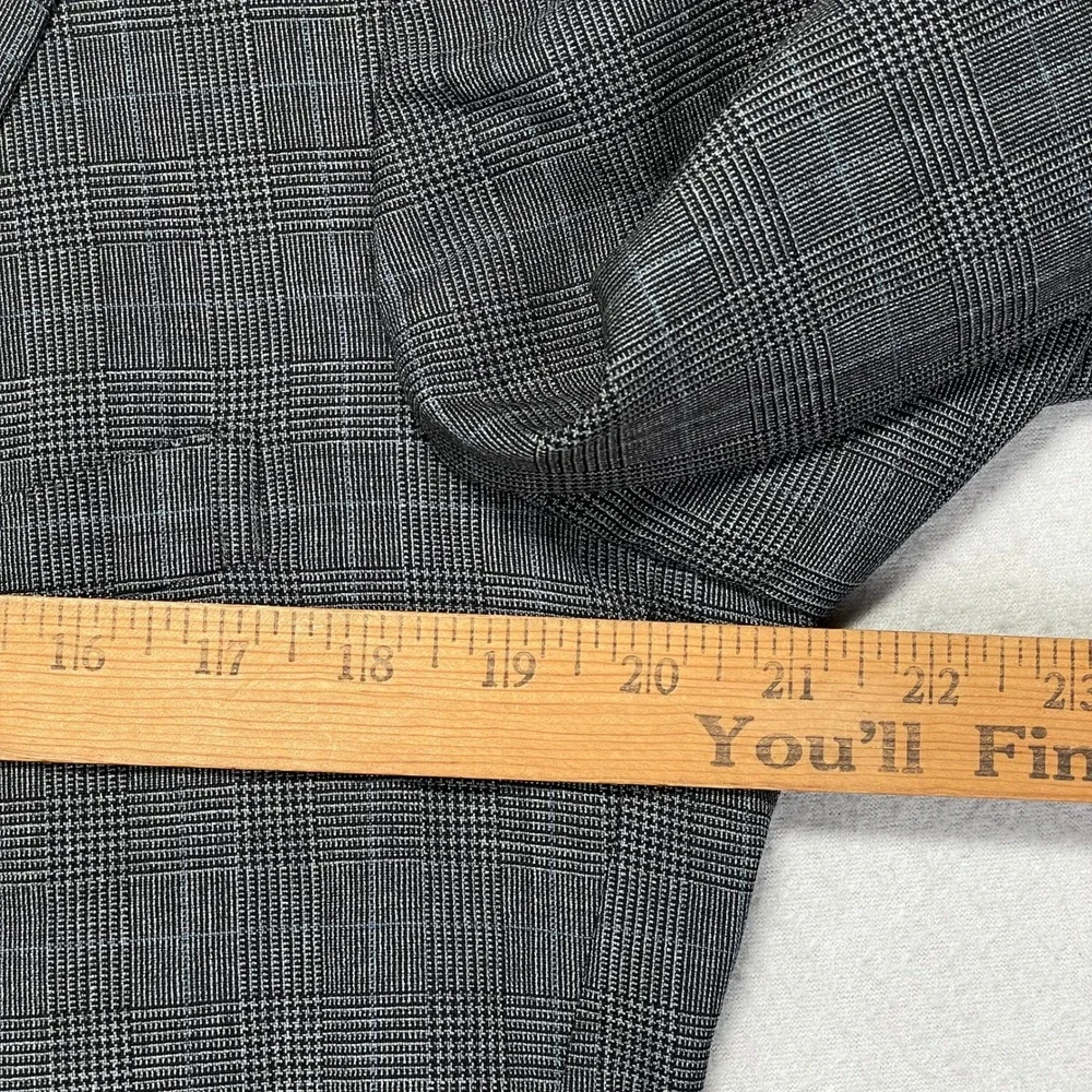 Vintage Polo Ralph Lauren Blazer Jacket Mens 40L Charcoal Wool 2-Button USA Made